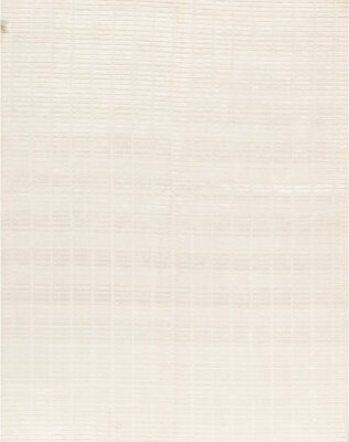 Bokara Rug Co., Inc. Hand-Knotted High-Quality White Area Rug