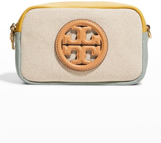 Tory Burch Perry Bombe Mini Colorblock Canvas Crossbody Bag - ShopStyle