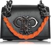 Thumbnail for your product : Emilio Pucci Black Leather Shoulder Bag w/Color Block Chain Strap