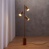 Thumbnail for your product : CB2 Trio Brass Finish Floor Lamp