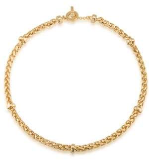 Lauren Ralph Lauren 12K Goldplated Braided Necklace