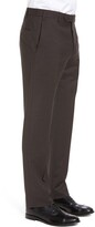 Thumbnail for your product : Zanella Devon Flat Front Classic Fit Solid Wool Serge Dress Pants