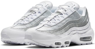 silver nike ladies trainers