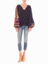 Thumbnail for your product : Mes Demoiselles Kacy Embroidered Sleeve Top