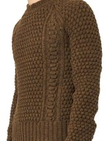 Thumbnail for your product : Cerruti Paris Honeycomb-knit wool sweater