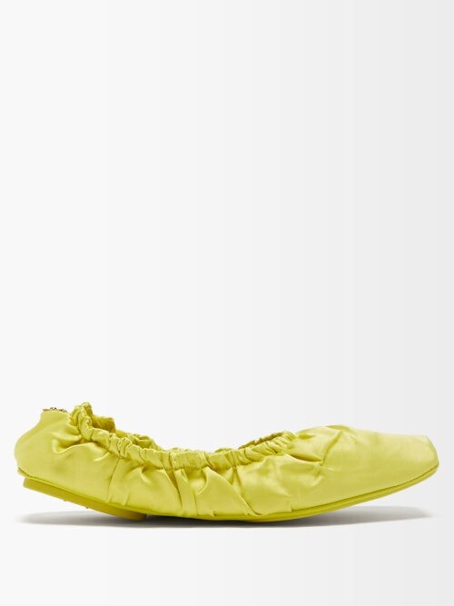 yellow flats size 8