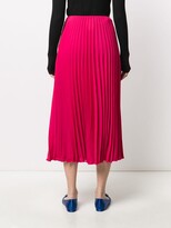 Thumbnail for your product : Valentino Pleated Midi Skirt