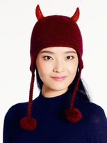 Thumbnail for your product : Kate Spade Speak of the devil earflap hat