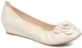 Thumbnail for your product : Enza Nucci Women's Emilie Wedge Heel Ballet Pumps In White - Size Uk 5.5 / Eu 39
