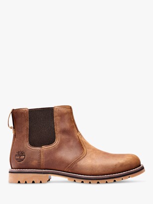 Timberland Larchmont Leather Chelsea Boots, Rust