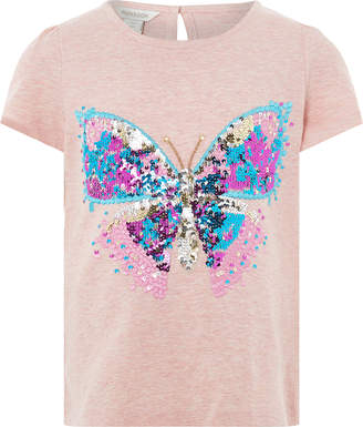 Monsoon Sequin Butterfly Top