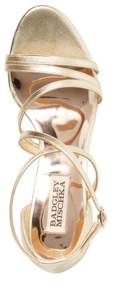 Badgley Mischka Women's Bonanza Strappy Wedge Sandal