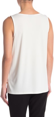 DKNY Button Side Sleeveless Top