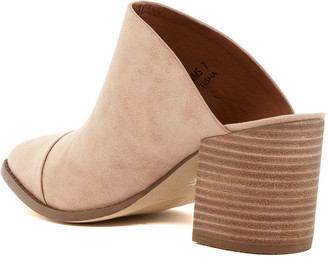 tisha block heel mule