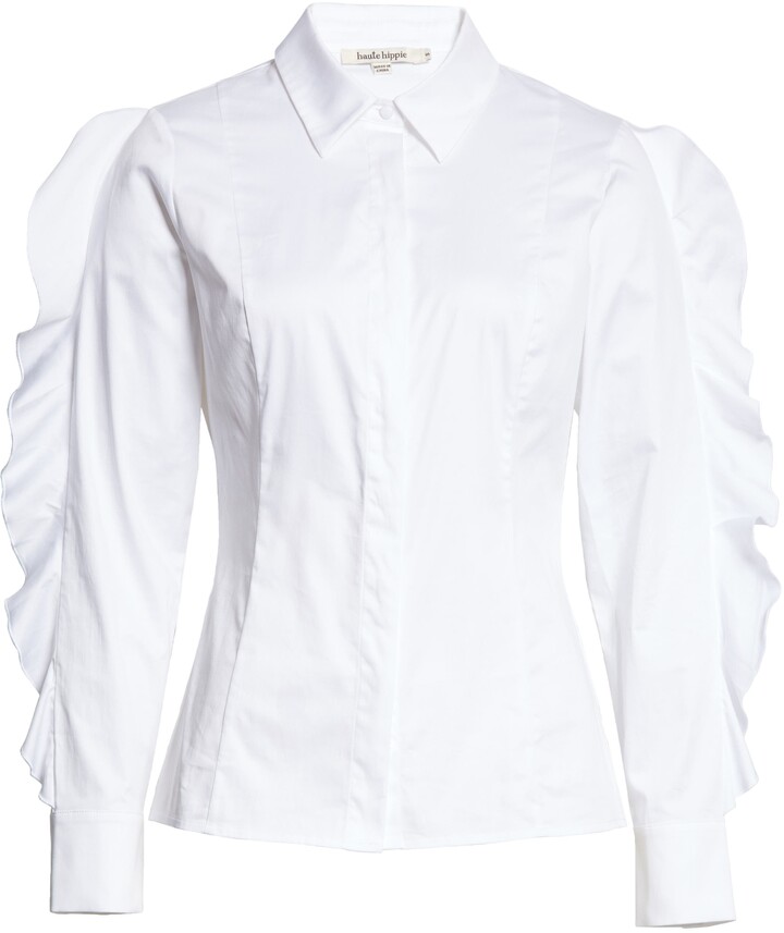 Hippies Womens Punk VKei Tailcoat Bat Dress Shirts Blouses One Size,White 4937