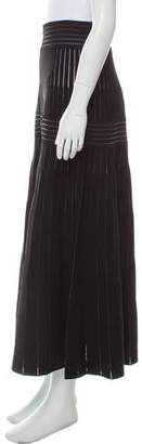 Barbara Casasola Casual Midi Skirt Black Casual Midi Skirt