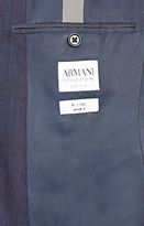 Thumbnail for your product : Armani Collezioni Glen Plaid M Line Two-Button Suit-Blue