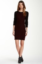 Thumbnail for your product : Romeo & Juliet Couture Colorblock Cheetah Print Sweater Dress