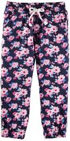 Thumbnail for your product : Osh Kosh Toddler Girl Floral Woven Jogger Pants