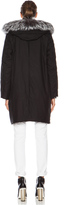 Thumbnail for your product : Helmut Lang Fur Lined Cotton-Blend Trench Coat