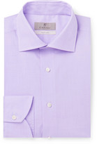 Thumbnail for your product : Canali Light-Pink Slim-Fit Cotton-Poplin Shirt - Men - Purple