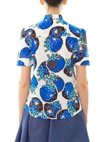 Thumbnail for your product : Julien David Cosmic sea fruit-print cotton shirt