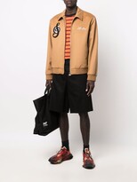 Thumbnail for your product : Just Don Embroidered-Logo Zip-Up Jacket