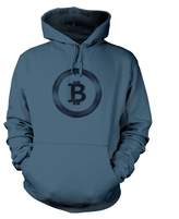 Thumbnail for your product : Geeky hoodies by Something Geeky Distressed Bitcoin Hoodie - Geek Hoodie - Large (48" Chest)