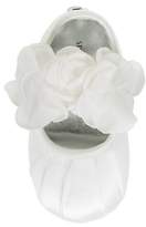 Thumbnail for your product : Stuart Weitzman Baby Ann Embellished Crib Shoe