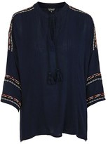 Thumbnail for your product : Topshop Women's Embroidered Long Sleeve Tunic