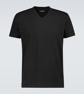 Thumbnail for your product : Tom Ford Marl jersey V-neck T-shirt