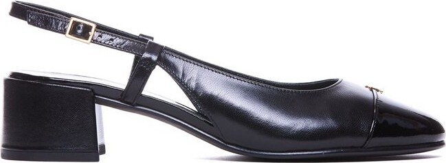 Tory Burch Cap-Toe Slingback Pumps