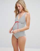 Thumbnail for your product : Mama Licious Mama.licious Mamalicious Stripe Swimsuit