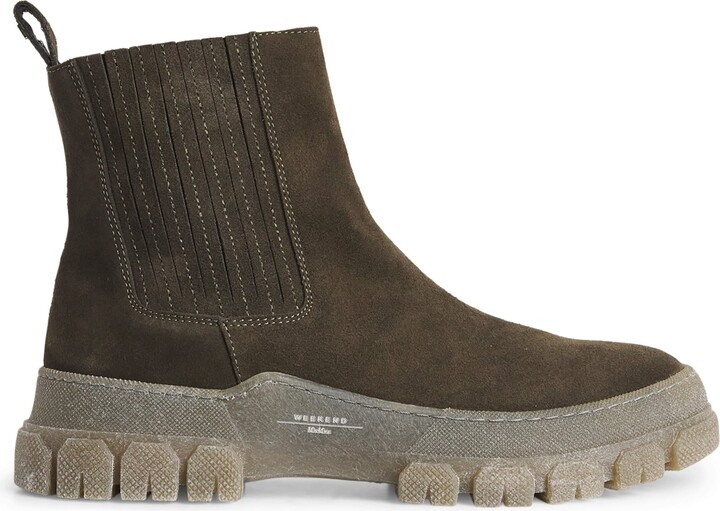 Weekend Max Mara Suede Chelsea Boots