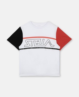 Stella McCartney Kids sport t-shirt with logo print