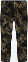 Thumbnail for your product : Dolce & Gabbana Baggy stretch jeans with flocked camouflage design
