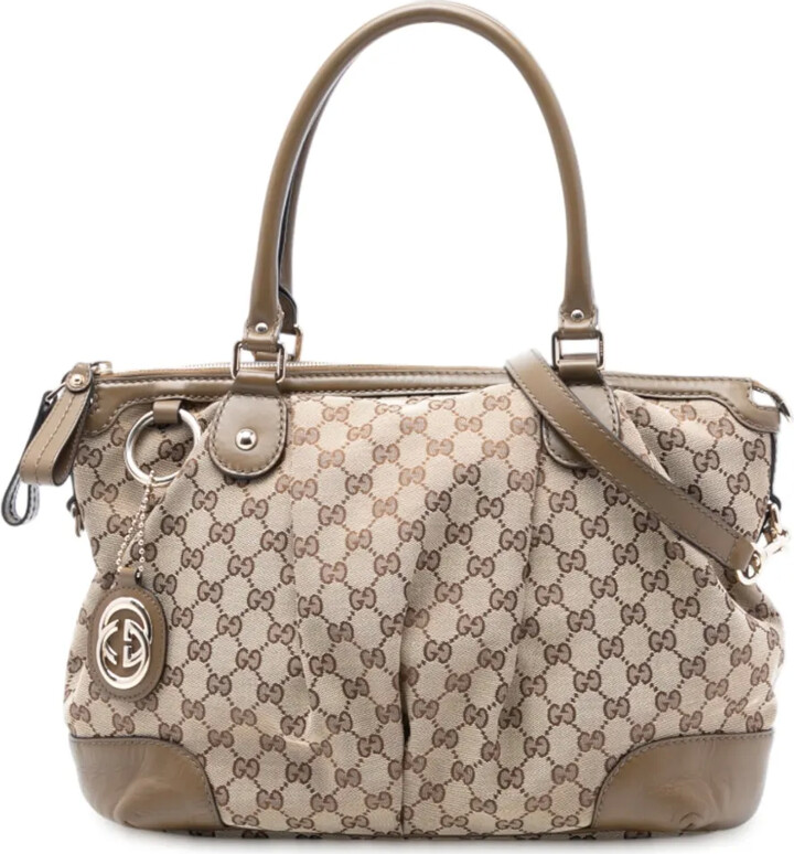 Gucci Pre-Owned 2016-2025 GG Canvas Sukey satchel