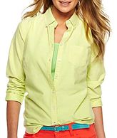 Thumbnail for your product : JCPenney jcp Long-Sleeve Oxford Shirt