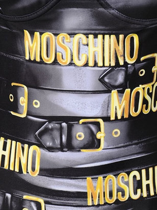 Moschino Belts Trompe L'oeil Stretch Bodysuit