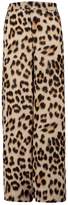Thumbnail for your product : boohoo Woven Leopard Print Wide Leg Trousers