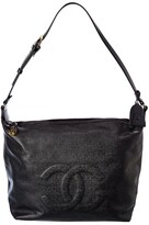 Thumbnail for your product : Chanel Black Caviar Leather Timeless Hobo Bag