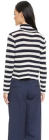 Thumbnail for your product : NLST Cropped Striped Turtleneck