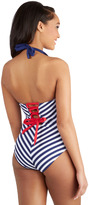 Thumbnail for your product : Betsey Johnson Diving Competition One-Piece Swimsuit