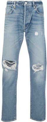 damaged jeans from the 90s