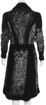 Diane von Furstenberg Wool Long Coat