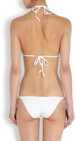 Thumbnail for your product : Melissa Odabash Key West white crochet triangle bikini top