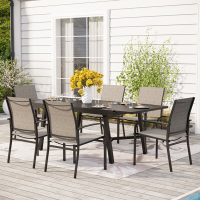 Lark Manor Alyah Rectangular 6 - Person 84\