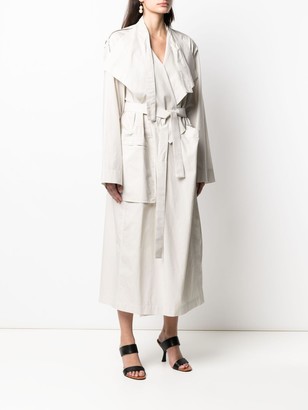 Lemaire Oversized Collar Trench Coat