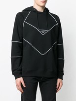 Thumbnail for your product : Givenchy Contrast Trim Logo Hoodie