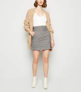 Thumbnail for your product : New Look Light Check Belted Utility Skirt